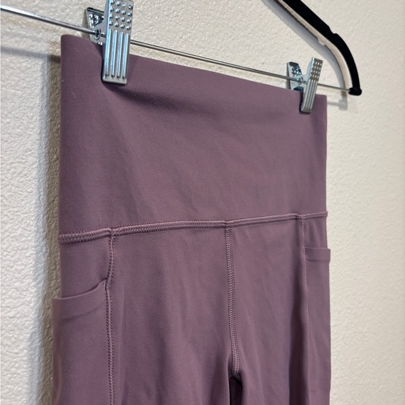 Athleta Salutation High Waisted Pocket Leggings – 7/8 Length (XXS) – Mauve - Picture 4 of 7